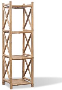 Hylla i bambu med 4 nivåer