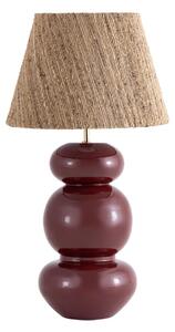Becca bordslampa H39 metall vinröd