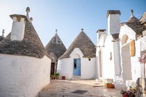 Fotografi Traditional Apulian Trulli houses. Apulia, Italy, Stefan Cristian Cioata