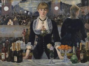 Manet, Edouard - Konsttryck A Bar at the Folies-Bergere, 1881-82, (40 x 30 cm)