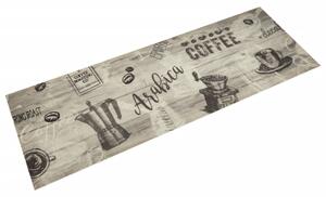 Köksmatta maskintvättbar kaffe grå 60x180 cm sammet