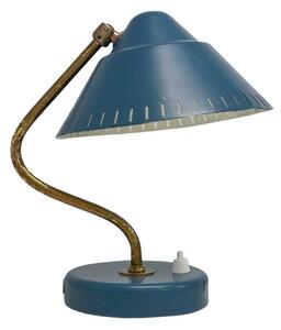 Glow Vintage Bordslampa metall blå