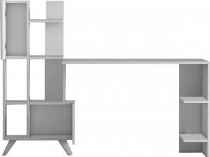 Merci skrivbord Vit - 120 x 60 cm - Skrivbord med hyllor, Skrivbord, Kontorsmöbler