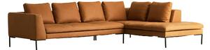 ALBA soffa 3-sits - divan höger - läder