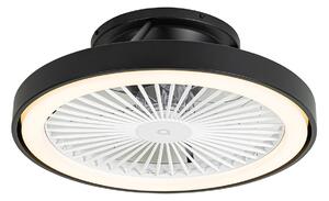 Smart takfläkt svart inkl LED med fjärrkontroll - Dave