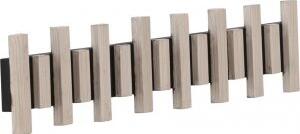 Nimes kroklist 75 x 13 cm - Whitewash/svart