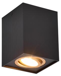 Trio Lighting Biscuit plafond GU10 svart/ guld -