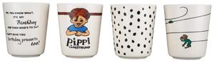 Pippi 100% melamin servis 4 glasset