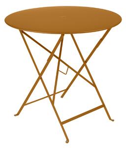 Fermob - Bistro Table Ø 77 cm, Gingerbread - Balkong- och cafébord - Brun - Metall