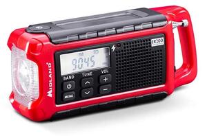 MIDLAND Emergency Radio Power Bank ER200 Red Black