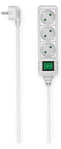 HAMA Power Strip 3-way Switch White 1.4m