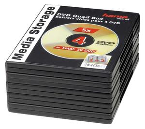 HAMA DVD-Box f 4 st Skivor 5-pack