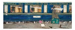 Konsttryck Sam Toft - Orient Express Ooh La La, (100 x 50 cm)