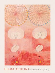 Konsttryck The Very First Abstract Collection, The 10 Largest (No.9 in Pink) - Hilma af Klint, (30 x 40 cm)