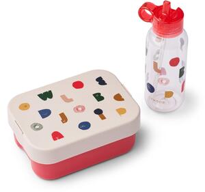 LIEWOOD - Chelsey Printed Lunchbox Set - Matlåda för barn - 2504 Characters / Sandy - One size