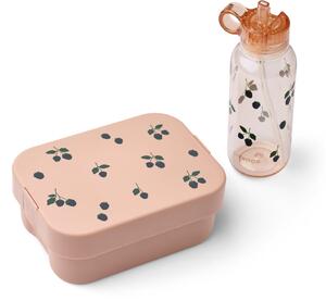 LIEWOOD - Chelsey Printed Lunchbox Set - Matlåda för barn - 2502 Berry / Pale Tuscany - One size