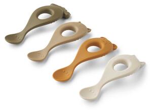 Liewood Liva Silikonskedar Sandy Mix 4-pack
