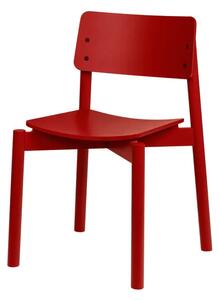 Noo.ma - Wem Chair - Matstol - Marron Red Wooden - W51.6 x D53.8 x H80.2 cm