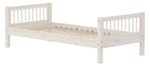 Flexa - CLASSIC Single Bed - Barnsäng - White Washed - H66.5 x W100 x L210 CM
