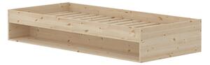 Flexa - Grow Single Bed - Barnsäng - Raw - H35 x W94.6 x L204 CM