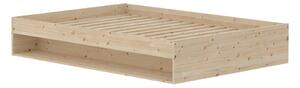 Flexa - Grow Double Bed - Barnsäng - Raw 140x200 - H35 x W144.6 x L204 CM
