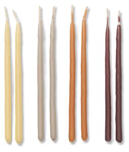 Ferm Living - Miniature Candles Set Of 24 Calm Blend - Ljus - Flerfärgad