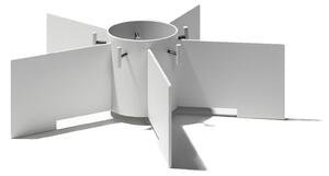 SMD Design - Turbin Julgransfot 48 cm / Vit - Prydnadsföremål - Stina Sandwall - Grå