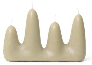 Ferm Living - Stala Candle / Sand - Ljus - Beige