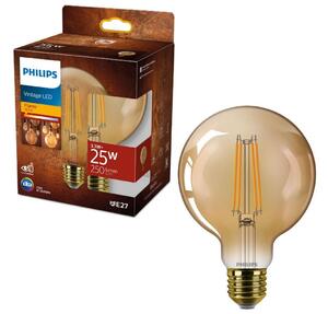 LED glödlampa VINTAGE Philips G95 E27/3,1W/230V 1800K