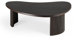 Ethnicraft - Mahogany Boomerang Dark Brown Coffee Table 85X77 - Soffbord - Brun - Trä