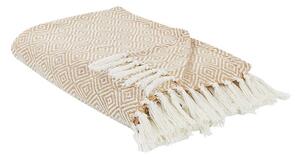 Sängöverkast Toutli Beige, 200x220 cm - Beige, 200x220 cm