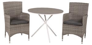 Cafébord Pascal och 2st Meja mat stol