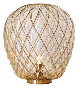 FontanaArte - Pinecone 4340 Table, Gold cage/Transparent - Bordslampor - Paola Navone - Transparent