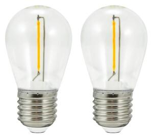 UPPSÄTTNING 2x LED glödlampa PARTY E27/0,5W/36V