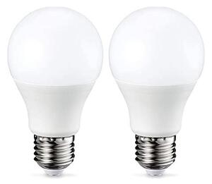 KIT 2x LED glödlampa E27/9W/230V 2700K