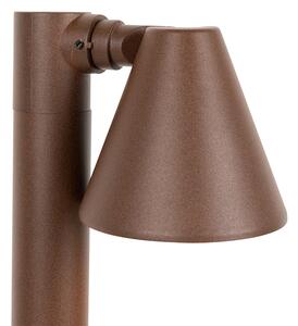 Modern utomhusstolpe rostbrun 60 cm IP44 justerbar - Ciara