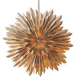 Pappersstjärna Ice - beige