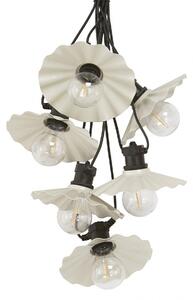 Ljusslinga Daisy Beige utomhus 7,2 m