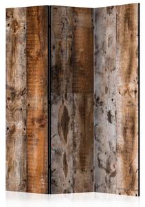 Rumsavdelare / Skärmvägg - Antique Wood - 135x172