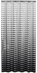 Sealskin Duschdraperi Speckles 180 cm svart 233601319