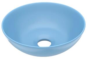 Handfat keramik ljusblå rund