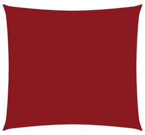 Solsegel oxfordtyg fyrkantigt 2x2 m röd