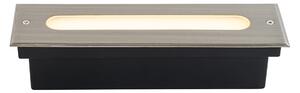 Modern markstrålkastare stål 30 cm inkl LED IP65 - Eline