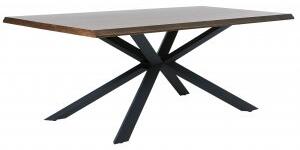 Sky matbord i smoked oak med kryssfot - 200x100 cm