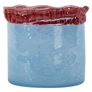 Byon - Candle Holder Lara M - Ljusstake - Light Blue - Ø15 x H15 cm