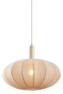 Japandi Pendellampa Beige med tygskärm - Bida