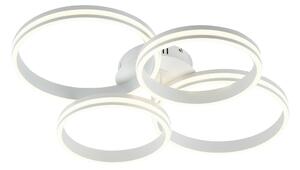 Taklampa vit inkl. LED 3-stegs dimbar 4-ljus - Navara