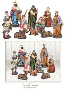 Ambiance Julkrubba 10 st figurer set