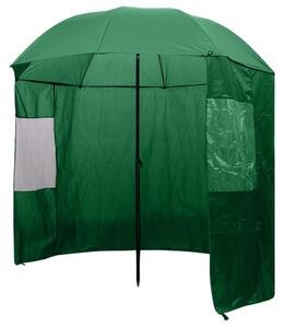 Parasoll för fiske grön 240 x 210 cm