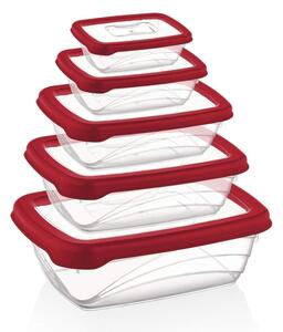 Herzberg 5 delar Bio Saver Box Set Röd